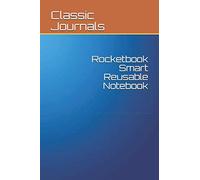 Rocketbook Smart Reusable Notebook: Dot-Grid Eco-Friendly Notebook - Midnight Blue Cover, Executive Size (6" x 9"), Hardbound Cover, Ruled Sheets (110 ... to Write In for Men & Women, Thick Paper