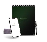 ROCKETBOOK Smart Reusable Notebook, Flip Letter Size Spiral Notebook, Green, (8.5" x 11")