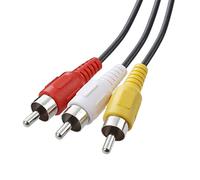 RocketBus RCA Composite Red White Yellow Stereo Cable Cord Wire for TV to DVD VCR Game Console