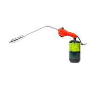 ROCKETFIRE Fire Starter Torch | Perfect Propane Torch Head, Grill Gun, Charcoal Torch | Compatible with Bernzomatic Propane & MAP/PRO Fuels | Stainless Steel Tri-Flame Tip | Fuel NOT Included | Red