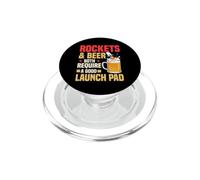 Rockets Beer Lover Model Rocket Rocketry PopSockets PopGrip for MagSafe