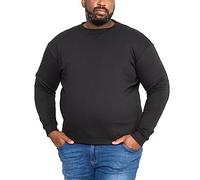 ROCKFORD CREW NECK POLY COTTON FLEECE SWEAT SHIRT (1616) SIZE 1XL TO 8XL, BLACK, GREY AND NAVY