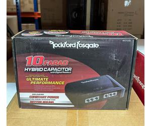 Rockford Fosgate 10 farad Car Audio Hybrid Digital Capacitor RFC10HB for Amps
