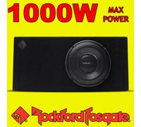 Rockford Fosgate 10" Inch POWER 1000w Car Audio Subwoofer Slim Shallow Bass Box