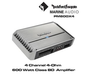 Rockford Fosgate PM600X4 - Punch Marine 600 Watt 4-Channel Amplifier