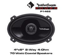 Rockford Fosgate Punch P1462 - 4"x6" 2-Way Full Range Speakers 70 Watts