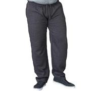 Rockford Mens Big Size Fleece Jogging Bottoms (Albert) in Grey in 4XL