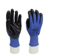 ROCKHOLD 12 Pairs Ribbed Nitrile Coated Gloves Size 10/XL Hard Wearing 90095