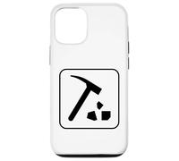 Rockhound Hammer Rock Logo Geology Student Teacher Case for iPhone 12/12 Pro