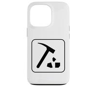Rockhound Hammer Rock Logo Geology Student Teacher Case for iPhone 13 Pro
