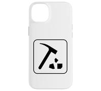 Rockhound Hammer Rock Logo Geology Student Teacher Case for iPhone 14 Plus