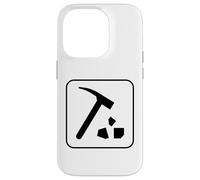 Rockhound Hammer Rock Logo Geology Student Teacher Case for iPhone 14 Pro