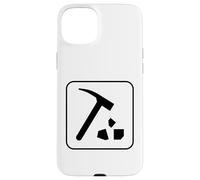 Rockhound Hammer Rock Logo Geology Student Teacher Case for iPhone 15 Plus