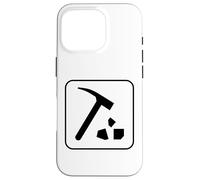 Rockhound Hammer Rock Logo Geology Student Teacher Case for iPhone 16 Pro