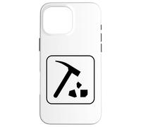 Rockhound Hammer Rock Logo Geology Student Teacher Case for iPhone 16 Pro Max