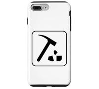 Rockhound Hammer Rock Logo Geology Student Teacher Case for iPhone 7 Plus/8 Plus