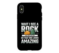 Rockhounding Geode Exploring - Amazing Rocks Minerals Case for iPhone X/XS