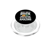 Rockhounding Geode Exploring - Amazing Rocks Minerals PopSockets PopGrip for MagSafe
