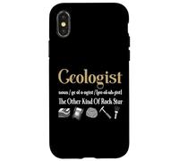 Rockhounding Geologist Mineral Hunter Fossil Collector Rocks Case for iPhone X/XS