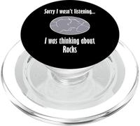 Rockhounding Thinking About Rocks Nature PopSockets PopGrip for MagSafe