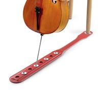 Rockhouse Cello Rock Stop Endpin Anchor Strap Non-slip Stopper Rest Holder Stand Leather Pad with 8 Spike Position, Brown