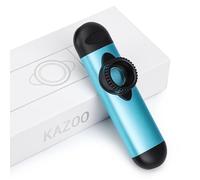 Rockhouse Kazoos, Metal Kazoo for Adults with 30 Flute Membranes, Easy to Learn Whimsical Fun Instruments for Bands Live Performance, Party, Travel (Blue)