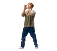 rockible 1/64 Scale Figure Painted Figure Hand Painted Architectural Role Play Figure Resin Micro Landscape Miniature Scene Diorama, male