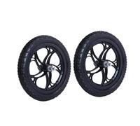 rockible 1 Pair Balance Bike Wheels 12 Inch Kids Bicycle Wheels Repair Accessories Training Bicycle Tire Training Wheel for Kids Children's Balance Bike, Plum Blossom Wheel