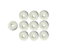 rockible 10 Pieces Finger Buttons Felt Washers, Musical Instruments Accessory,Replacement,Musical Parts Sturdy Felt Pads Cushion, euphonium