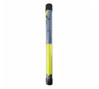 rockible 2 Pieces Golf Swing Alignment Sticks Rods Aids Compact Folding Sections Fit In Bag For Anytime Practice Suitable for backyard training course, Sunny Yellow, Three-fold 122MM