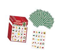 rockible 24 Christmas Bingo Cards Group Game for School Large Groups Family