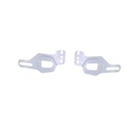 rockible 2Pcs Ice Hockey Helmet Ear Protection Plates Ear Guard Replacement Part Sport Ware Accessories for Hockey Match Beginners, white