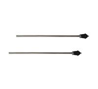 rockible 2x Floor Tom Leg Stand Floor Tom Feet Professional Metal Bass Drum Stands for Drums