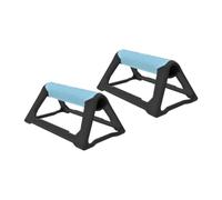 rockible 2x Handles, Non-slip, Portable And Compact, with Bar for Chest Muscle Training, Suitable for Strength Training in The Home Gym, Blue