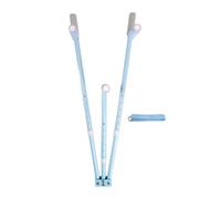 rockible 3 Bar Leg Stretcher Training Equipment Flexibility Split Machine Stretcher Device for Sports Outdoor Workout Yoga Dance, Blue