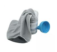 rockible 3 Pieces Ice Cold Cooling Towel Neck Wrap Soft Breathable Sweat Towel for Hot Weather Men Women Athletes Quick Cooling Reusable Polyester, 4 Pcs