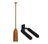 rockible 48 Inch Wooden Dragon Boat Paddle for Competitive Training Solid Wood Oar with Anti Scratch Edge Suitable for Rack Display Decorative