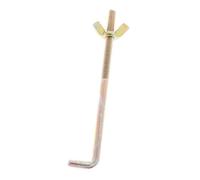 rockible 4x Piano Pedal Adjusting Screw Bar Set Replacement Accessory Gold 9.5cm