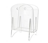 rockible Acrylic Magazine Rack Holder Brochure Display Organizer with Open Handle Glossy Surface and Raised Legs Suitable for Studios Hotels Customer Service Areas