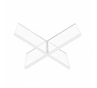 rockible Acrylic Shelf Book Stand Holder Display Easel Rack with Thick Acrylic Shaped Structure Hands Reading and Easy Assembly Suitable for Show Display Retail Shelf boutiques, B