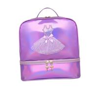 rockible Ballet Dance Backpack Gift, Gym Bag Ballet Dance Bag for Gymnastics Travel Sports, Purple