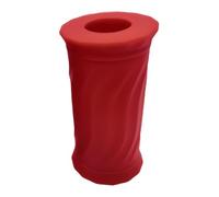 rockible Barbell Grip, Dumbbell Grip, Weight Lifting, Non-Slip Accessories, Training Bar Grip with Pat, Red