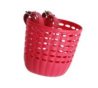 rockible Basket Storage Basket Stylish Red Sundries Organizer for Outdoor Travel Cycling