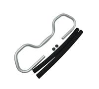 rockible Bike Butterfly Handlebar Replace Sturdy Comfortable Gripping Accessories Bike Handlebar for Biking Bi, Silver