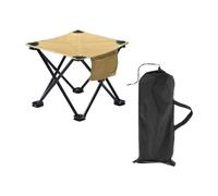 rockible Camping Stool, Reclining Seat, Footrest, Mini Folding Chair, Portable Folding Beach Stool, XL