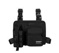 rockible Chest Bag Rig Pouch Vest Phone Holder Oxford Cloth Lightweight Front Chest Pack Running Pack for Hiking Cycling Workouts