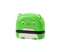 rockible Children Name Stamp Self Inking Stamp Personal Labeler Tagging Stamp with Piece Structure and Sponge Ink Core Suitable for School Items Camps Daycare, Green