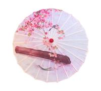 rockible Chinese Oiled Paper Umbrella Decorative Oriental Parasol Japanese Umbrella for Theatre Costumes Wedding Photography Prop, Style K