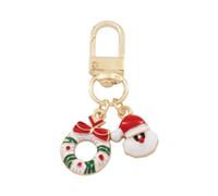 rockible Christmas Keychain Lightweight Keyring for Adults Kids Women Men Party Supply, Style E