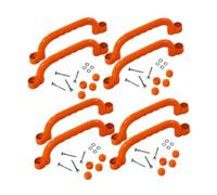 rockible Climbing Hold Set for Outdoor Children's Playgrounds, Handholds, Swing Attachments for The Garden Playground, Orange
